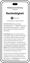 Nachhaltigkeit