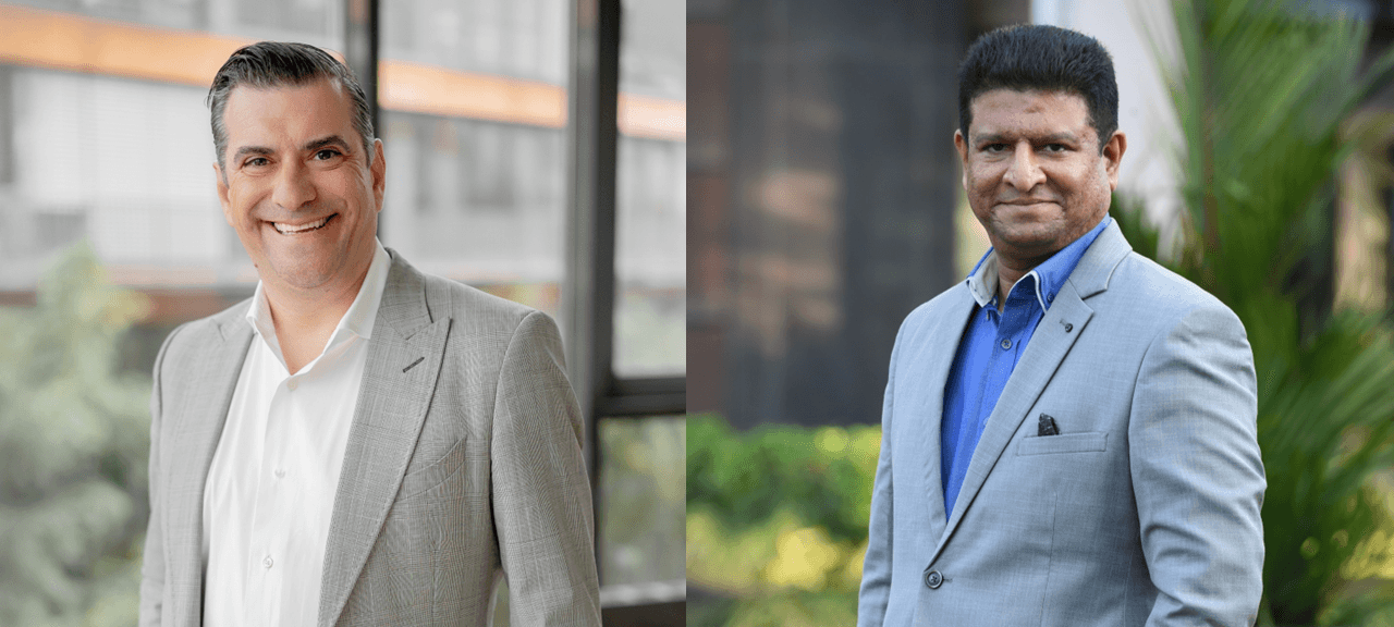 De-Cix-Manager Ivo Ivanov und Sudhir Kunder im Porträt
